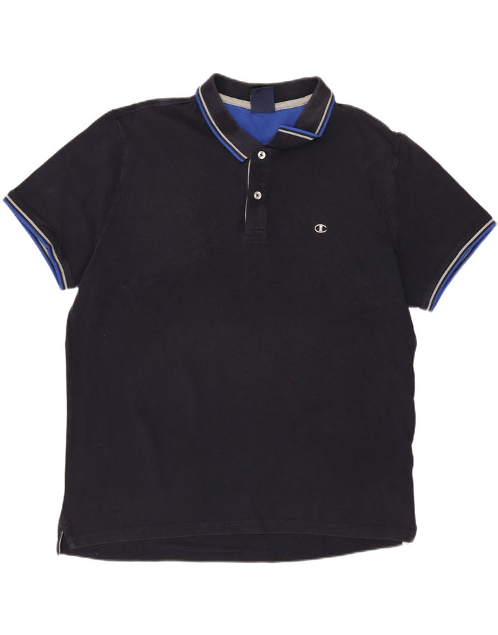 CHAMPION Herren-Poloshirt, groß, Marineblau