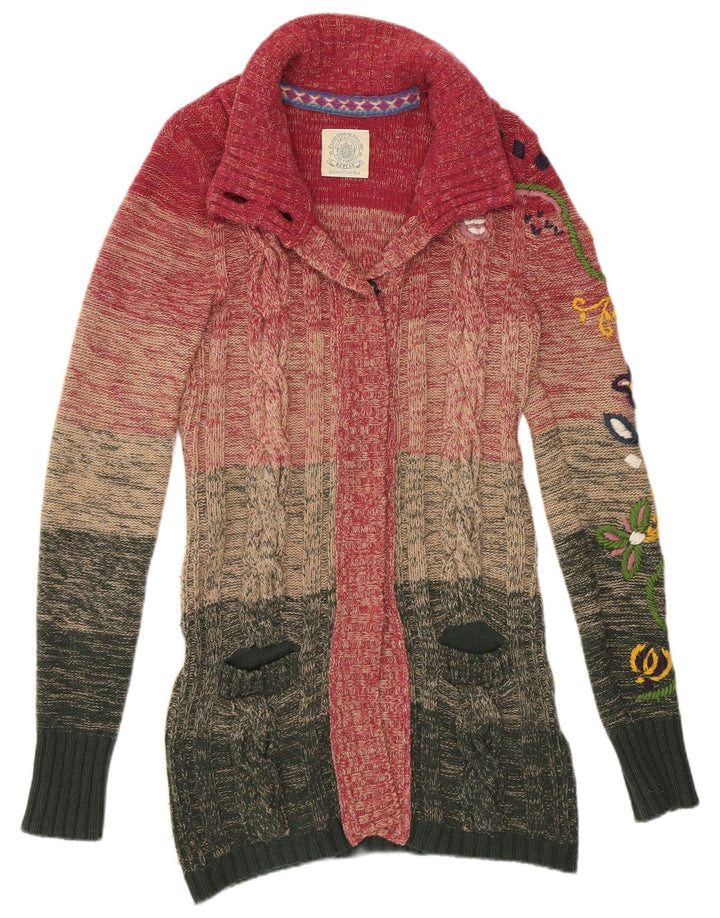 Replay Damen-Cardigan-Pullover, Gr. 10, klein, mehrfarbig, Farbblock
