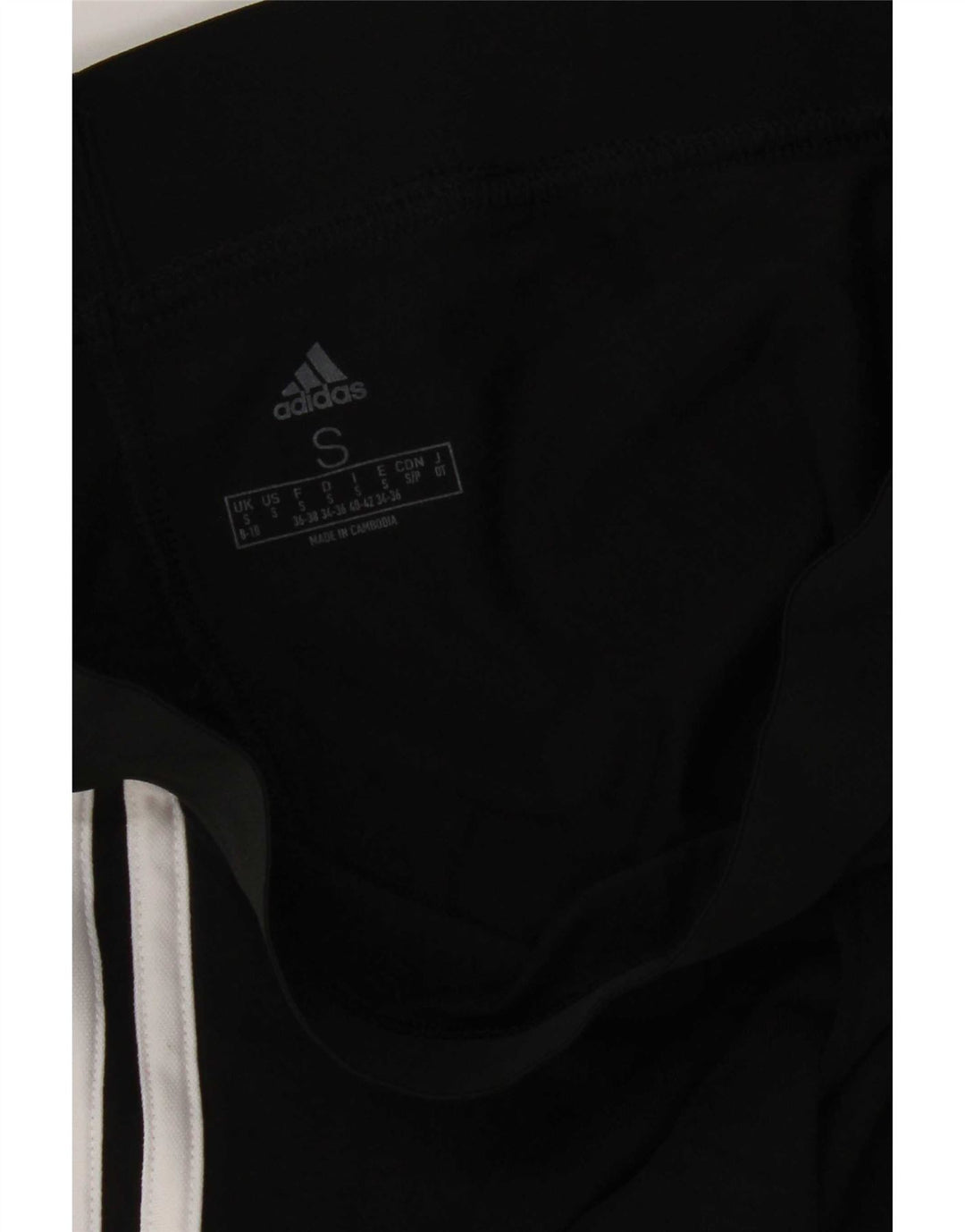 Adidas Damen Leggings UK 8/10 Small Schwarz