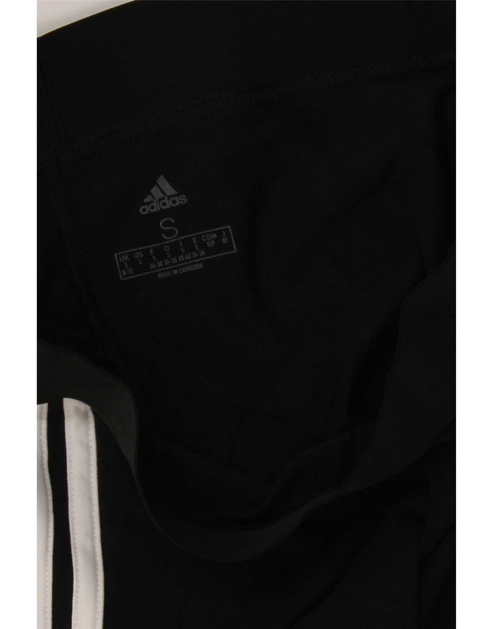 Adidas Damen Leggings UK 8/10 Small Schwarz