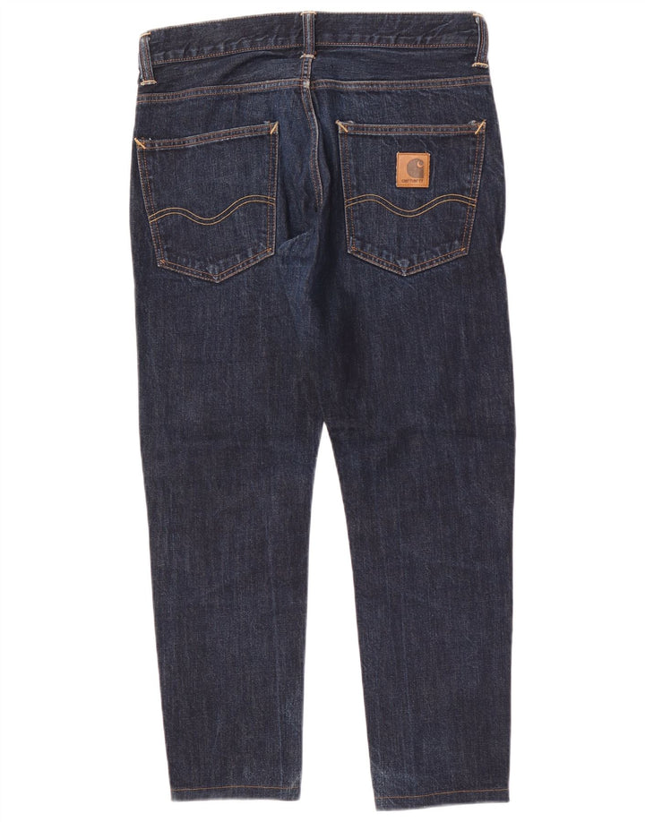Carhartt Herren Slim Jeans W30 L28 Blaue Baumwolle