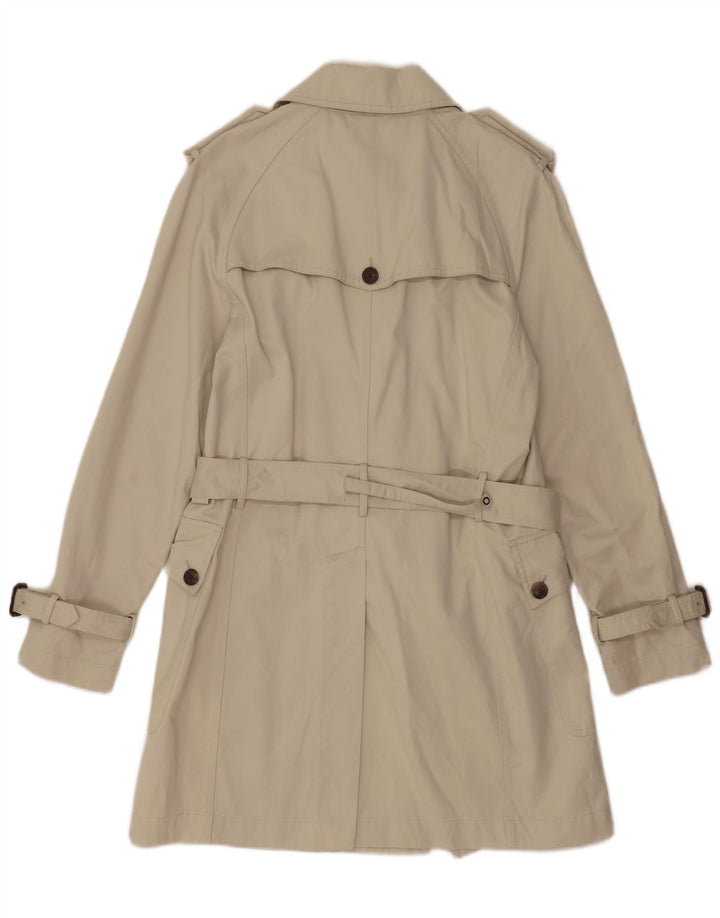Mauro Grifoni Herren Trenchcoat IT 48 Mittelweiße Baumwolle