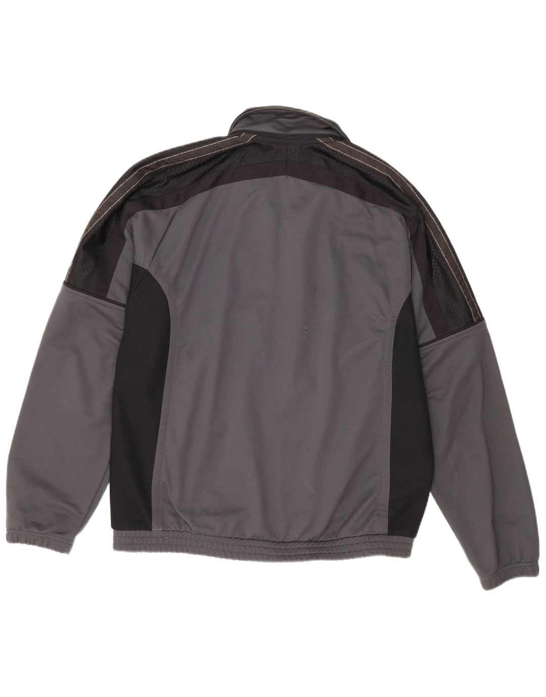 Asics Herren-Trainingsanzug-Oberteil, Jacke, XL, Grau, Farbblock, Polyester, Sport