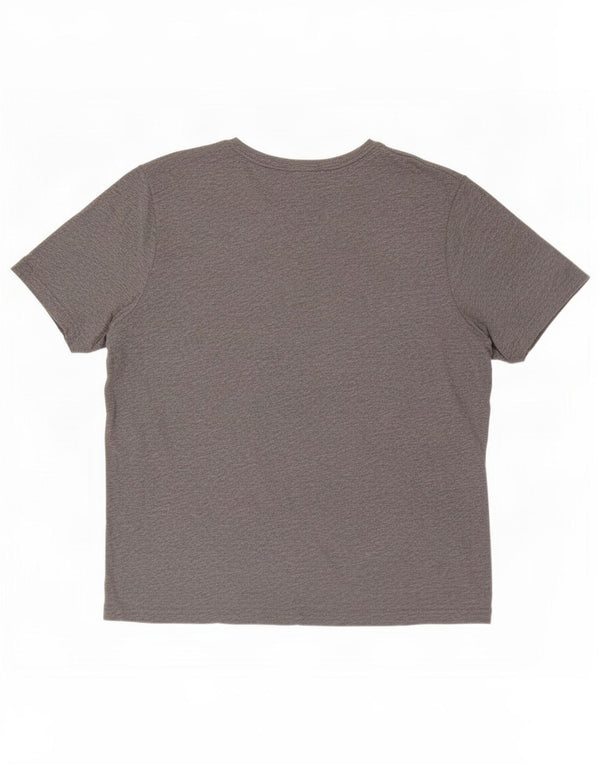 Puma Herren Grafik T-Shirt Top 2XL Grau Baumwolle