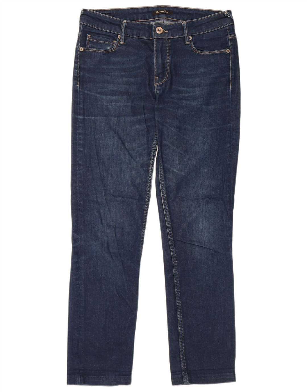 Massimo Dutti Damen Slim Jeans EU 36 XS W26 L26 Blau