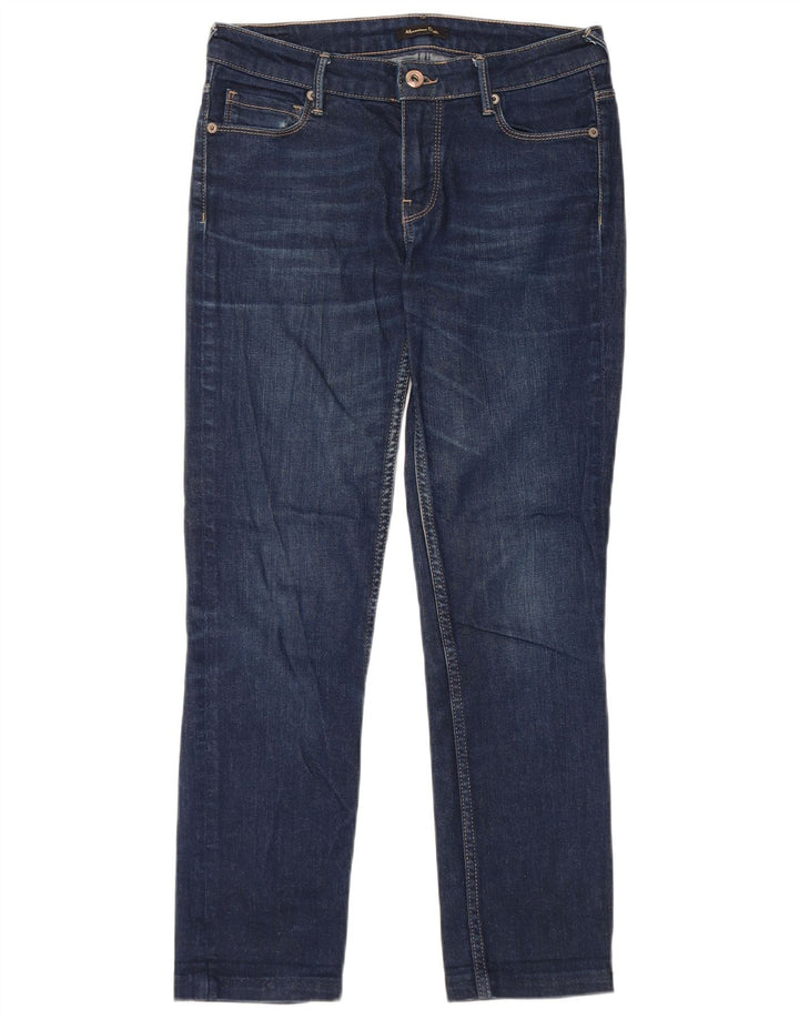 Massimo Dutti Damen Slim Jeans EU 36 XS W26 L26 Blau