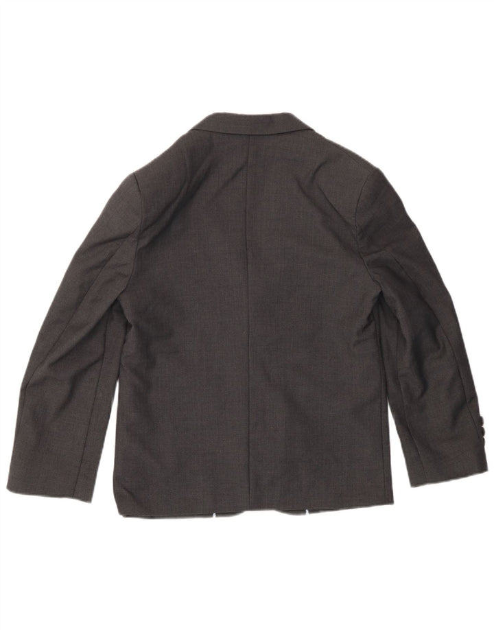 Izod Jungen-Blazer „Husky“ mit 2 Knöpfen, 9–10 Jahre, graues Polyester