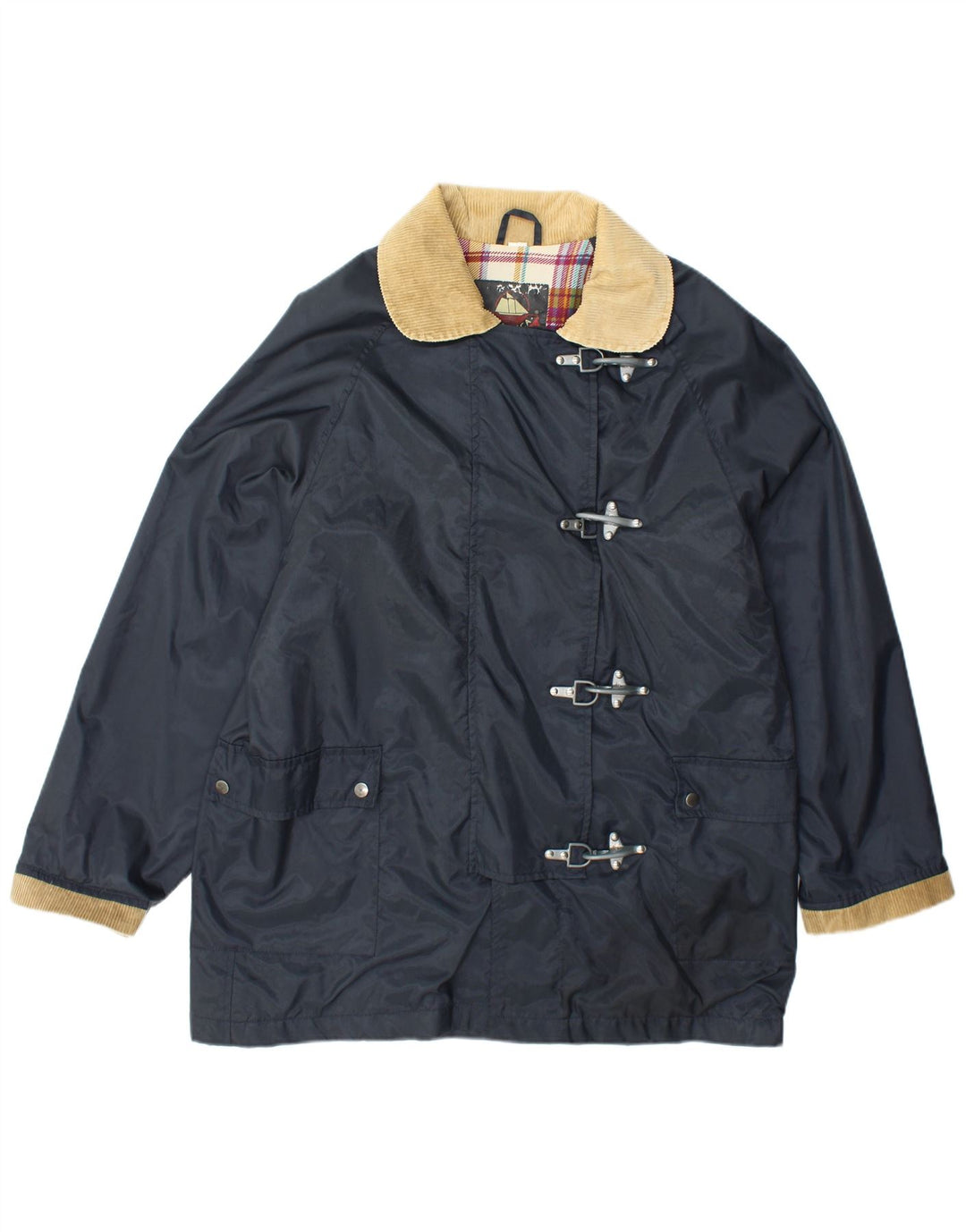 AMERICA Womens Yachting Outfits Duffle Jacket UK 18 XL Marineblau Polyamid