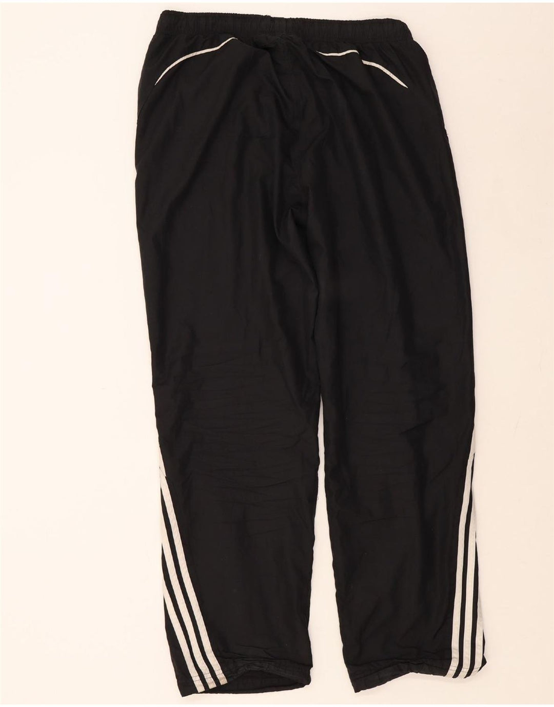 ADIDAS Mens Tracksuit Trousers Large  Black Polyester Vintage Adidas and Second-Hand Adidas from Messina Hembry 