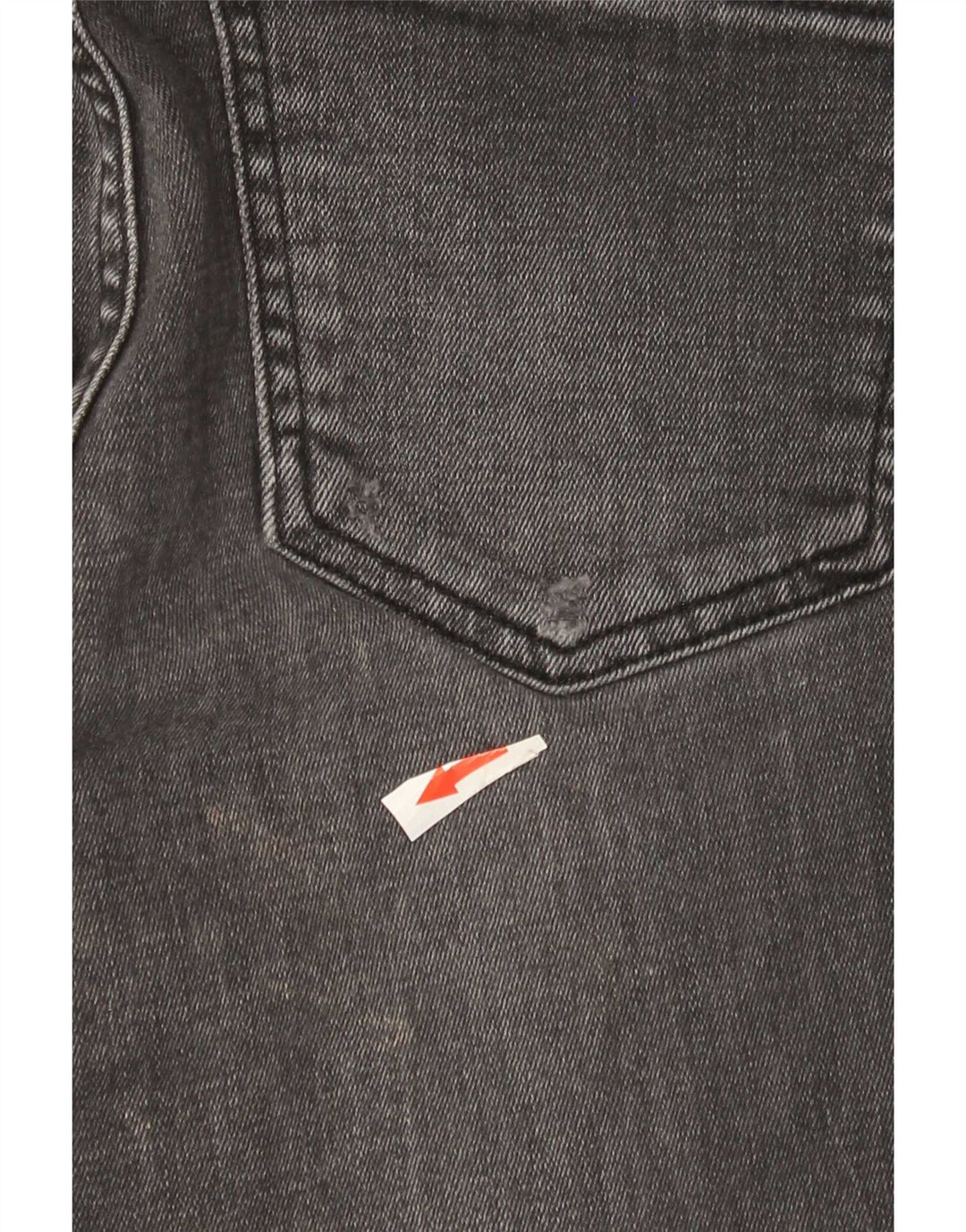 Zara Damen Distressed Skinny Jeans EU 40 Medium W30 L28 Schwarz