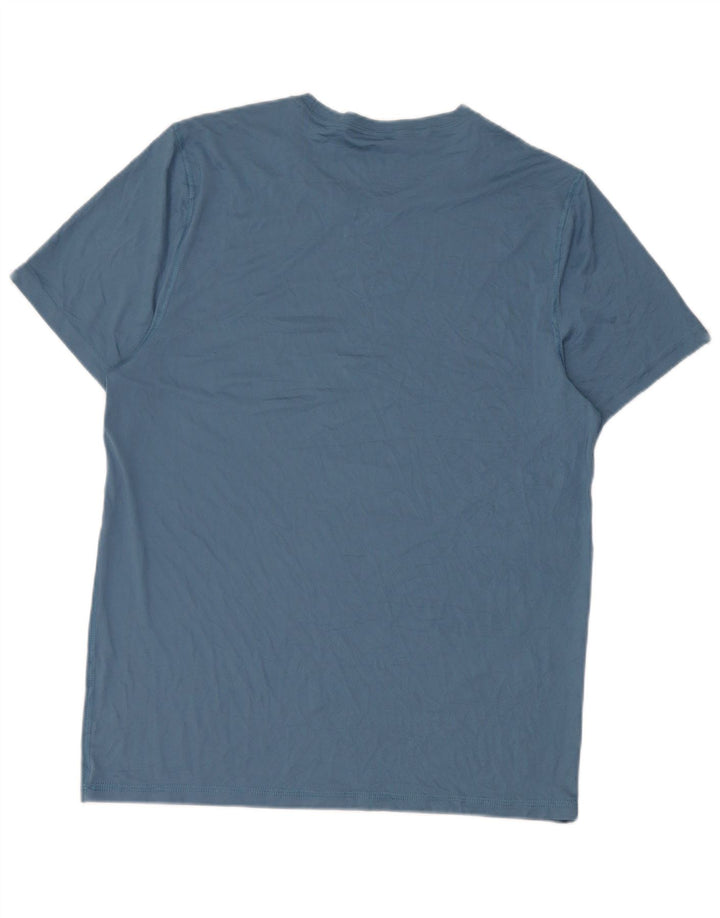 Reebok Herren T-Shirt Top Large Blau Polyester