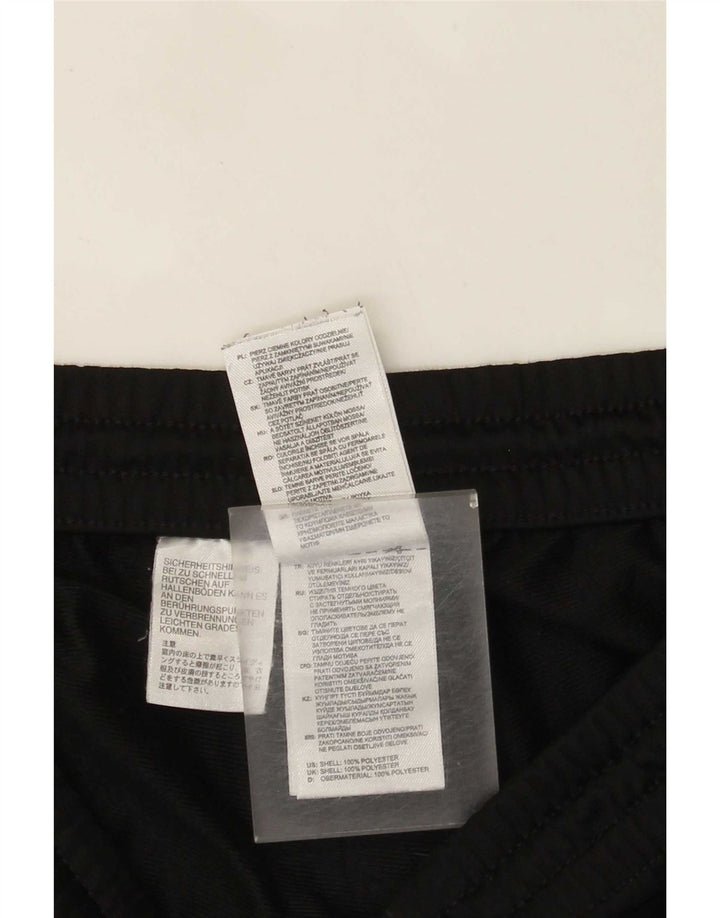 Adidas Herren-Trainingsanzug, groß, schwarzes Farbblock-Polyester