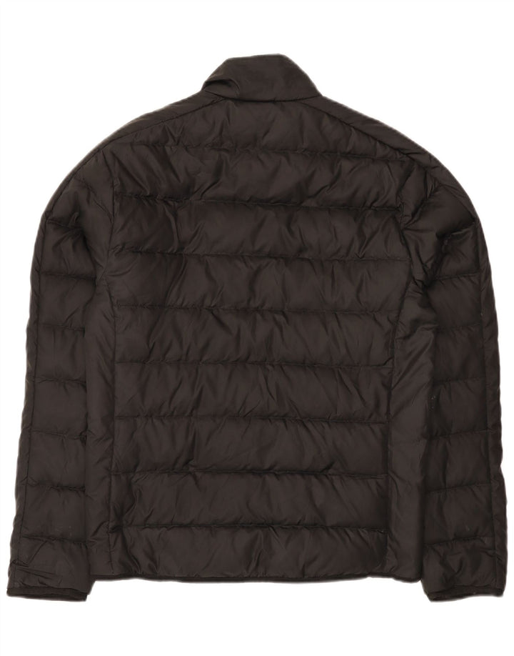 Adidas Herren gepolsterte Jacke UK 36 Small Schwarz Polyester
