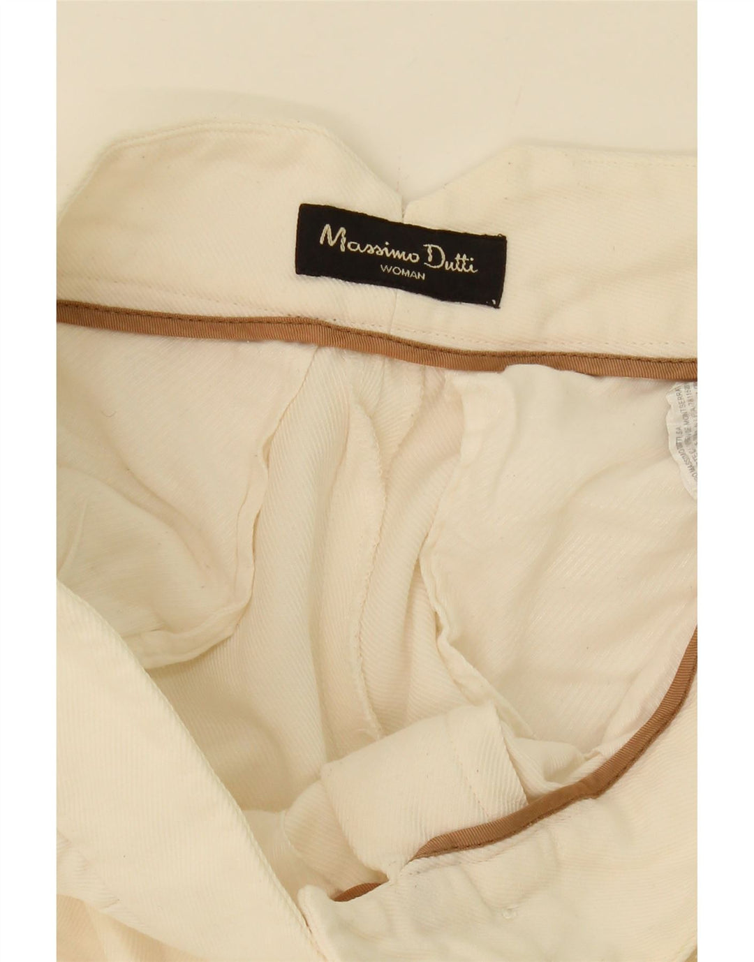 MASSIMO DUTTI Womens Chino Shorts EU 38 Small W28  Beige Cotton Vintage Massimo Dutti and Second-Hand Massimo Dutti from Messina Hembry 