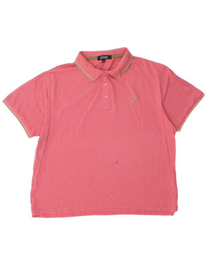 Trussardi Herren Poloshirt 3XL Rosa