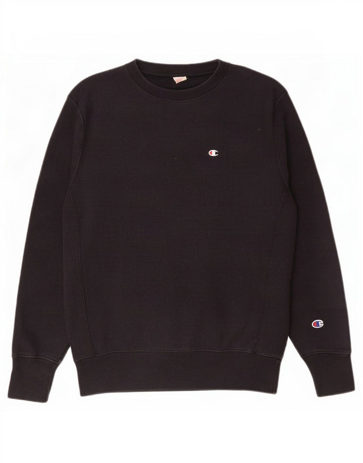 Champion Herren Reverse Weave Sweatshirt Pullover XL Marineblau Baumwolle