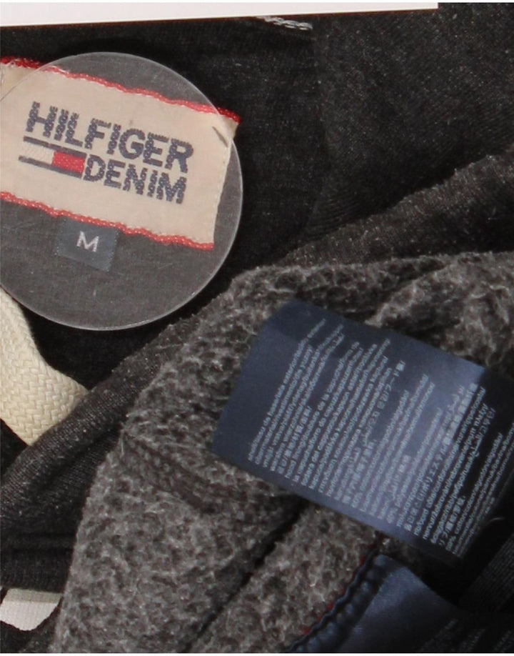 Tommy Hilfiger Herren-Kapuzenpullover mit Grafik, mittelgraue Baumwolle