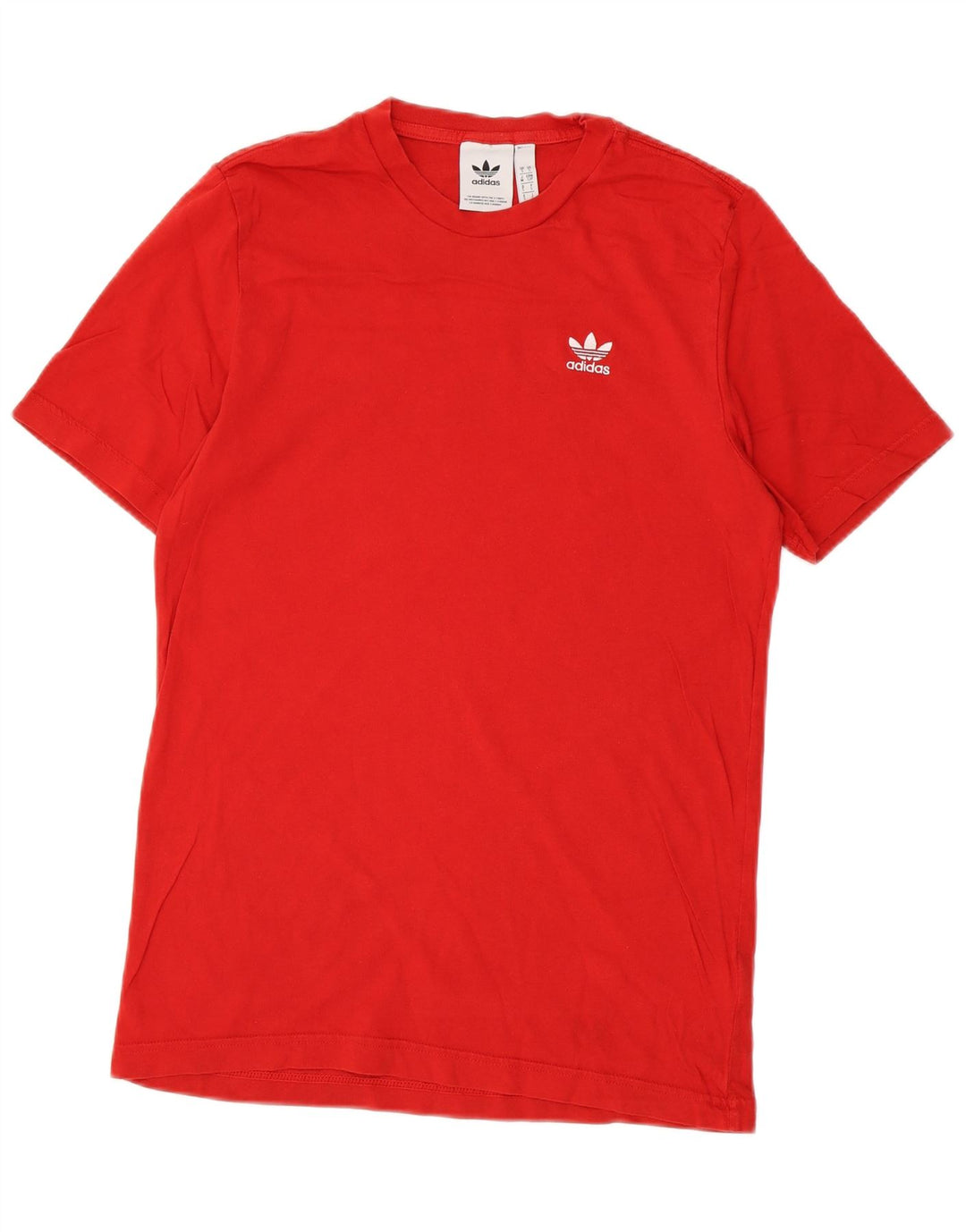 Adidas Herren T-Shirt Top Small Rot Baumwolle