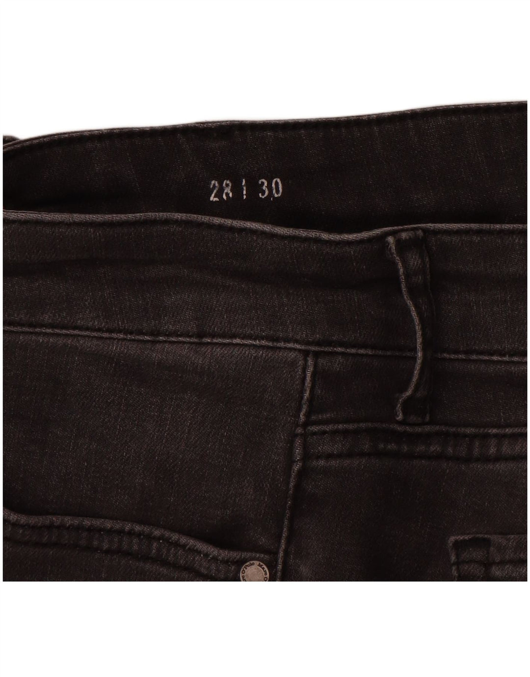 Marc O'Polo Damen Slim Jeans W28 L30 Graue Baumwolle