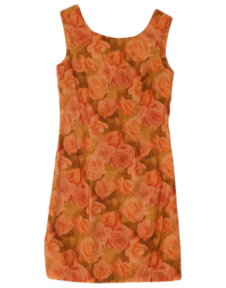 Fox's Damen Ärmelloses Etuikleid EU 36 Small Orange Floral