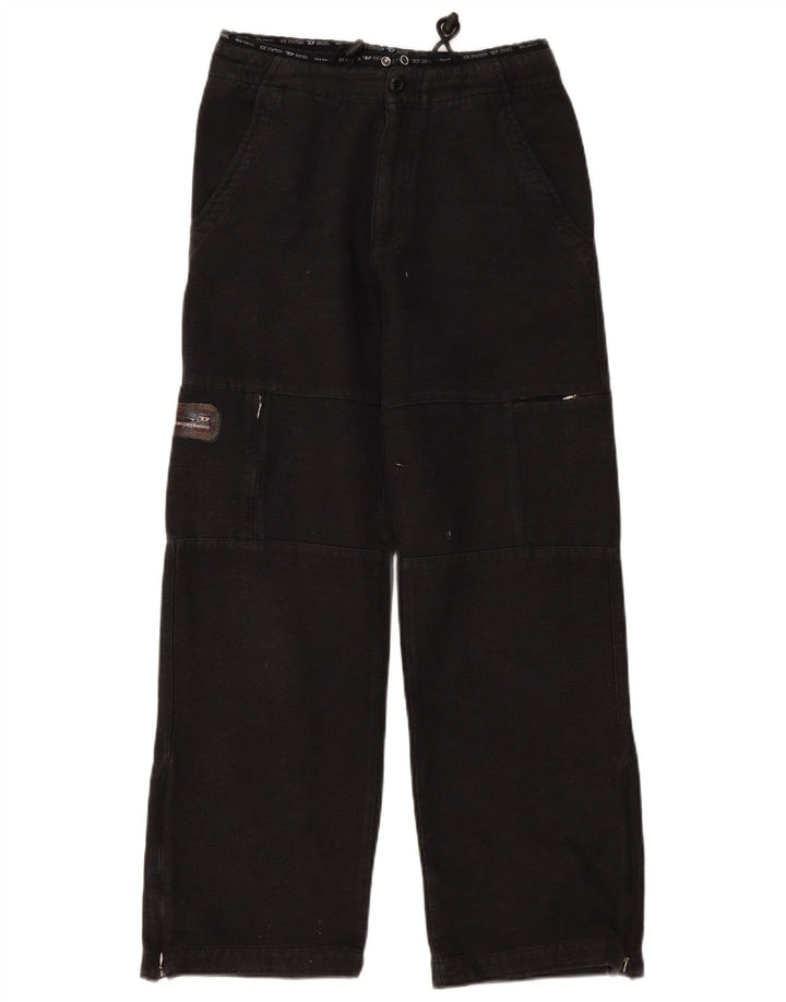Gerade Damen-Cargohose von Diesel, Größe M, W30, L30, Grau, Baumwolle