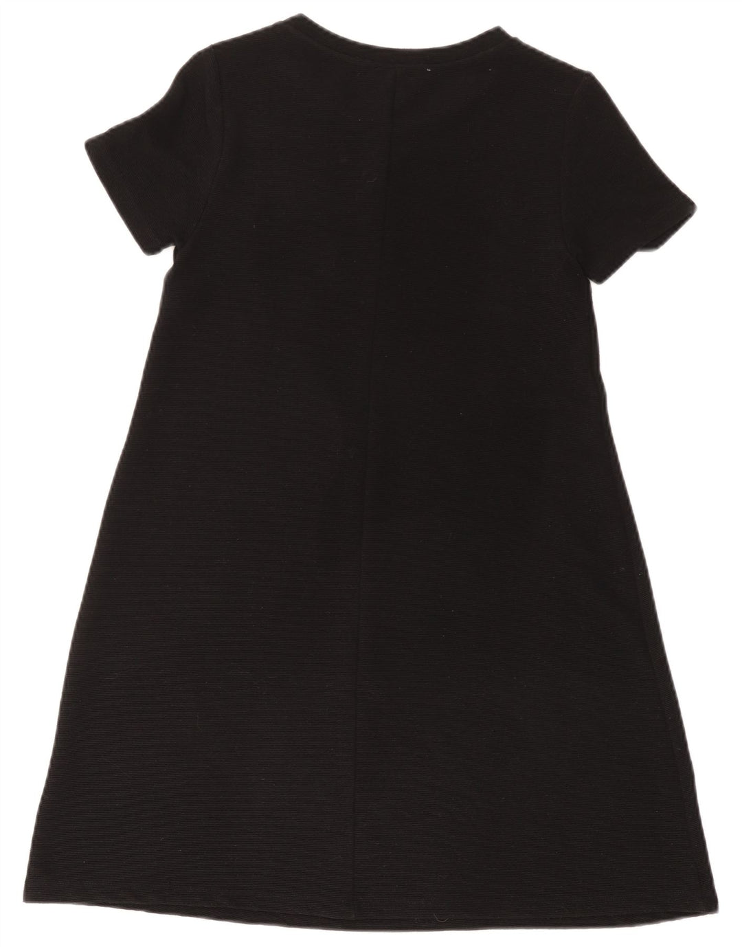 ZARA Damen A-Linien-Kleid UK 12 Medium Schwarz