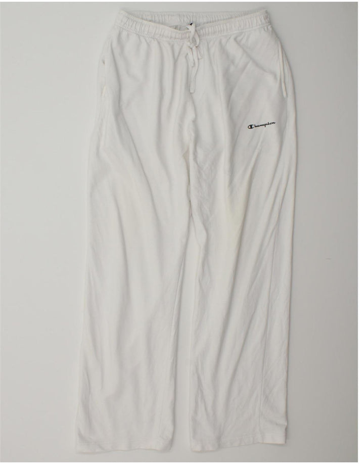 CHAMPION Mens Tracksuit Trousers Joggers XL White Cotton Vintage Champion and Second-Hand Champion from Messina Hembry 