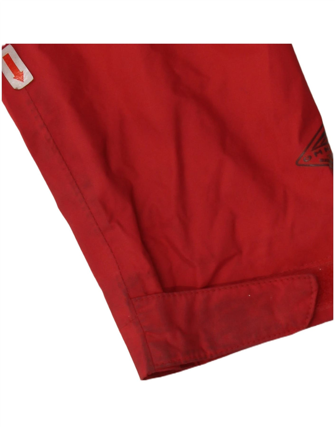 COLUMBIA Damen-Regenjacke mit Kapuze, UK 12, mittelrotes Nylon