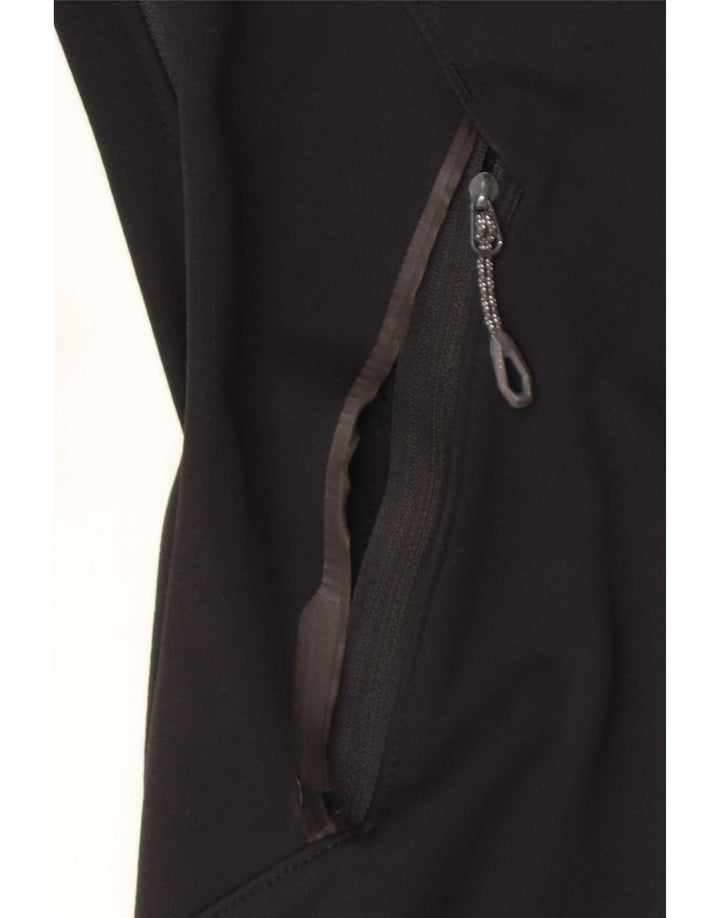 Mammut Damen-Windbreakerjacke mit Kapuze, UK 14, Mittelschwarz, Polyester