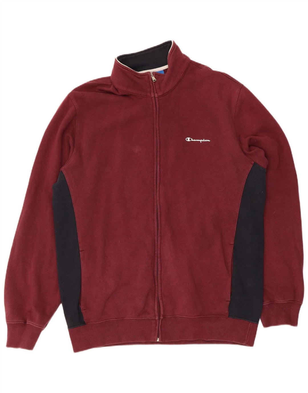 CHAMPION Herren-Trainingsanzug-Oberteil, Jacke, 2XL, Kastanienbraun, Colourblock-Baumwolle
