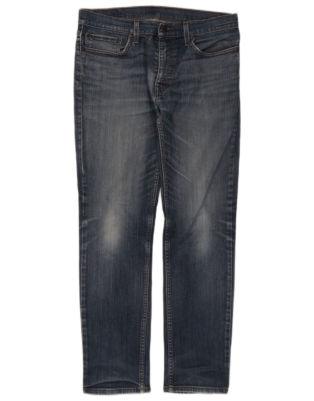 Lee Herren Knox Straight Jeans W36 L30 Schwarze Baumwolle