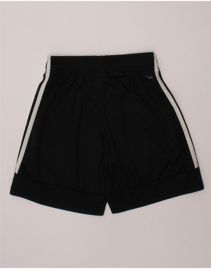 ADIDAS Boys Climalite Sport Shorts 11-12 Years Black Polyester Vintage Adidas and Second-Hand Adidas from Messina Hembry 