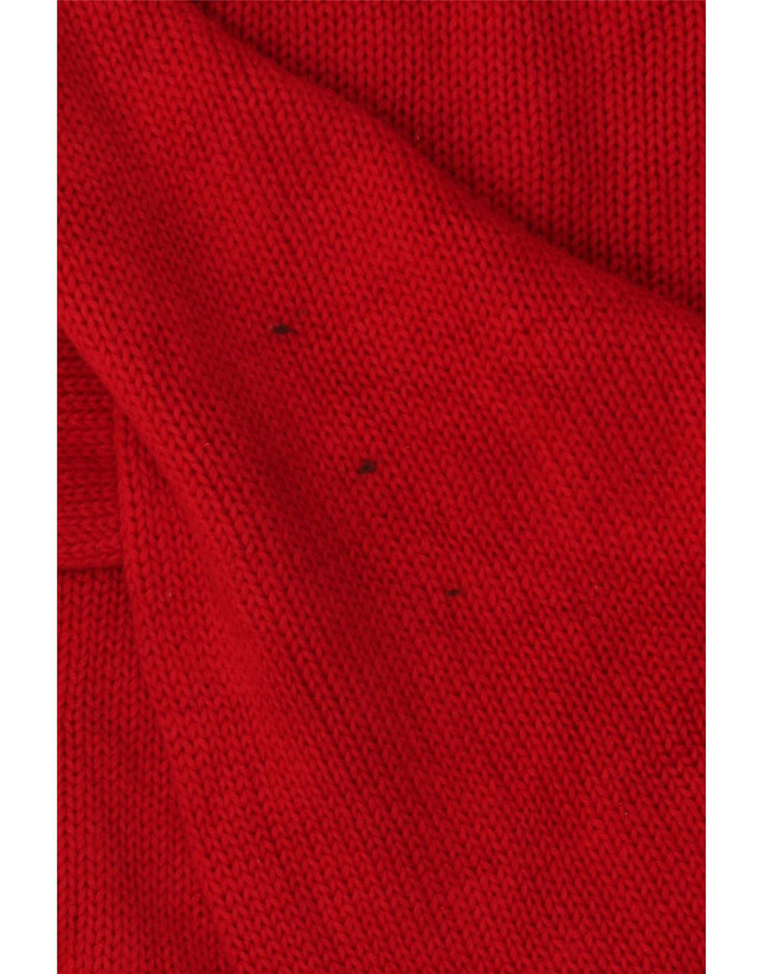 Chaps Herren-Pullover mit Rundhalsausschnitt, Größe L, aus roter Baumwolle