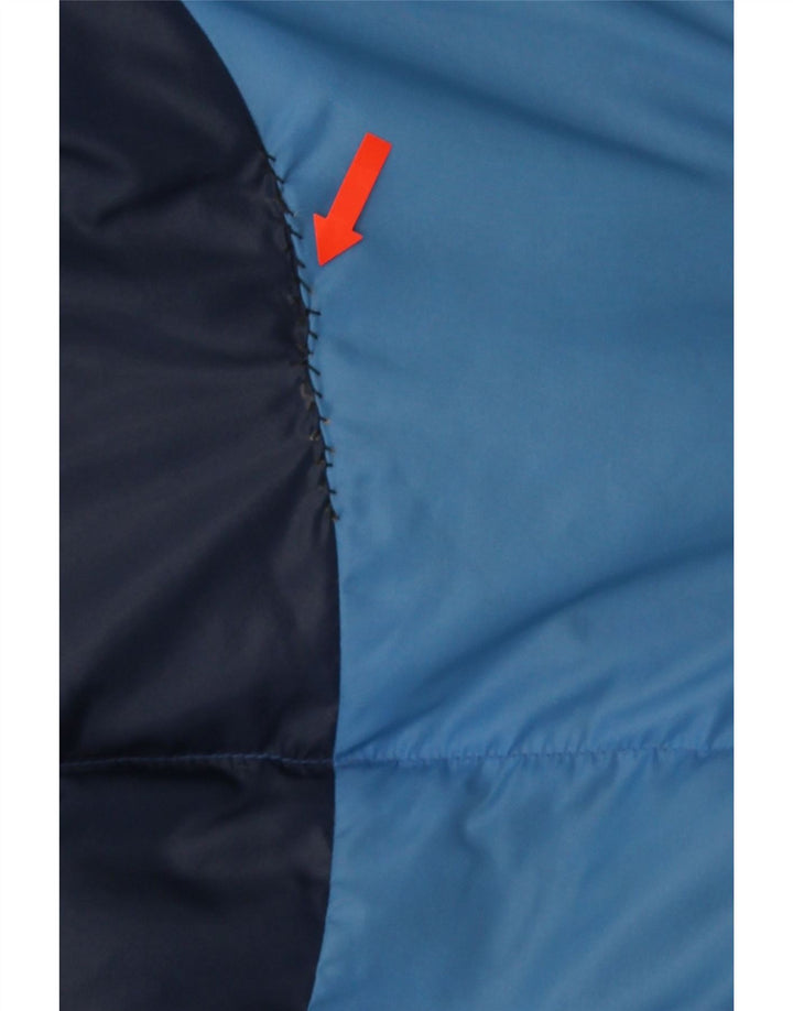 Brunik Herren Wattierte Jacke UK 40 Large Blue Colourblock