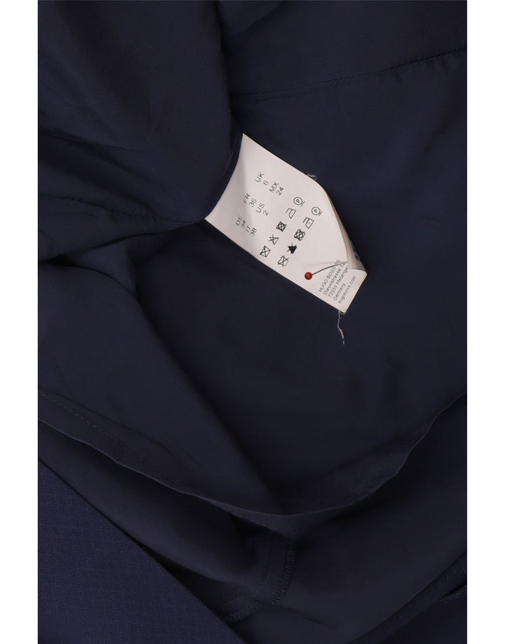 HUGO BOSS Womens Sheath Dress UK 6 XS Blue Polyester Vintage Hugo Boss and Second-Hand Hugo Boss from Messina Hembry 