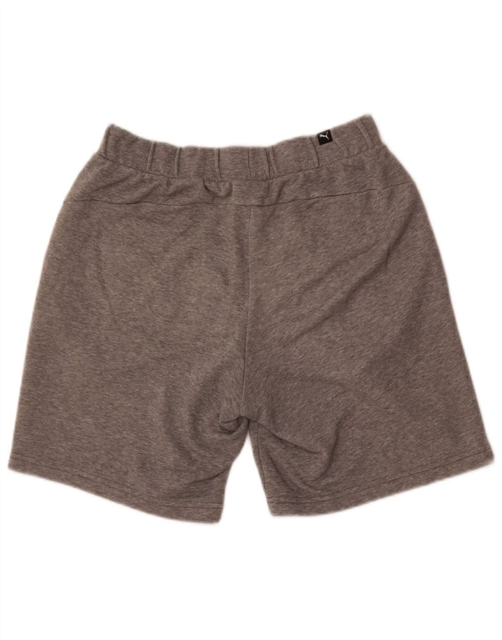 Puma Herren Graphic Sport Shorts Small Grau gefleckte Baumwolle