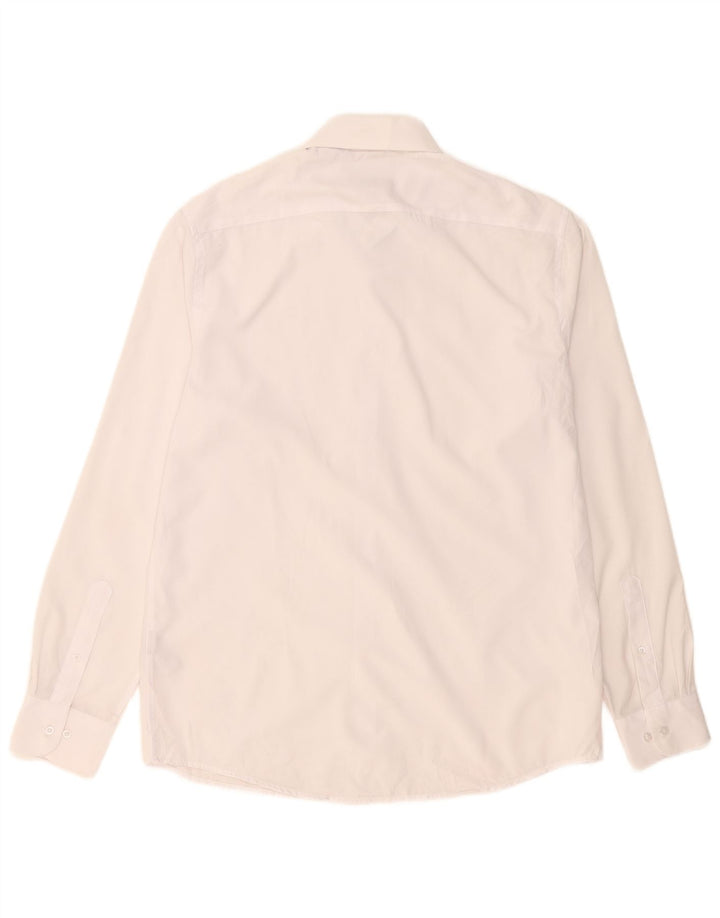 Nautica Herren-Slim-Fit-Hemd, Größe 16 1/2 groß, weißes Polyester