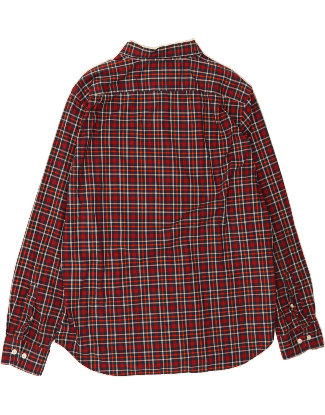 NAUTICA Mens Classic Fit Shirt XL Red Check Cotton Vintage Nautica and Second-Hand Nautica from Messina Hembry 