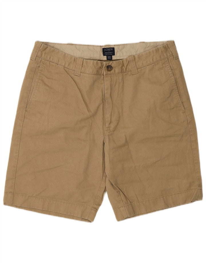 J. Crew Herren Gramercy Chino Shorts W33 Mittelbeige Baumwolle