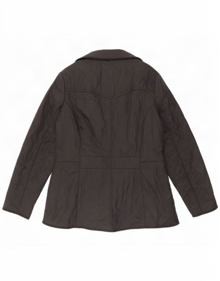 Barbour Damen Steppjacke UK 16 Large Schwarz
