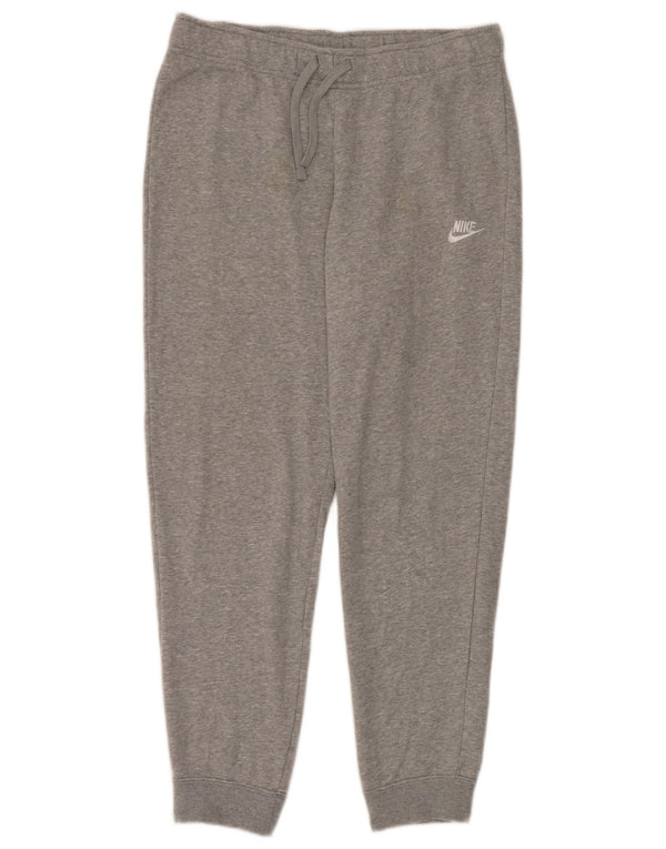 Nike Damen Trainingshose Jogger UK 14 Large Grau Baumwolle Sport