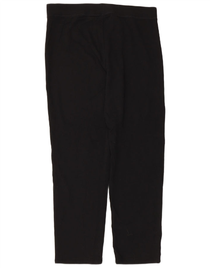 Marks & Spencer Damen Leggings UK 18 XL Schwarz Baumwolle