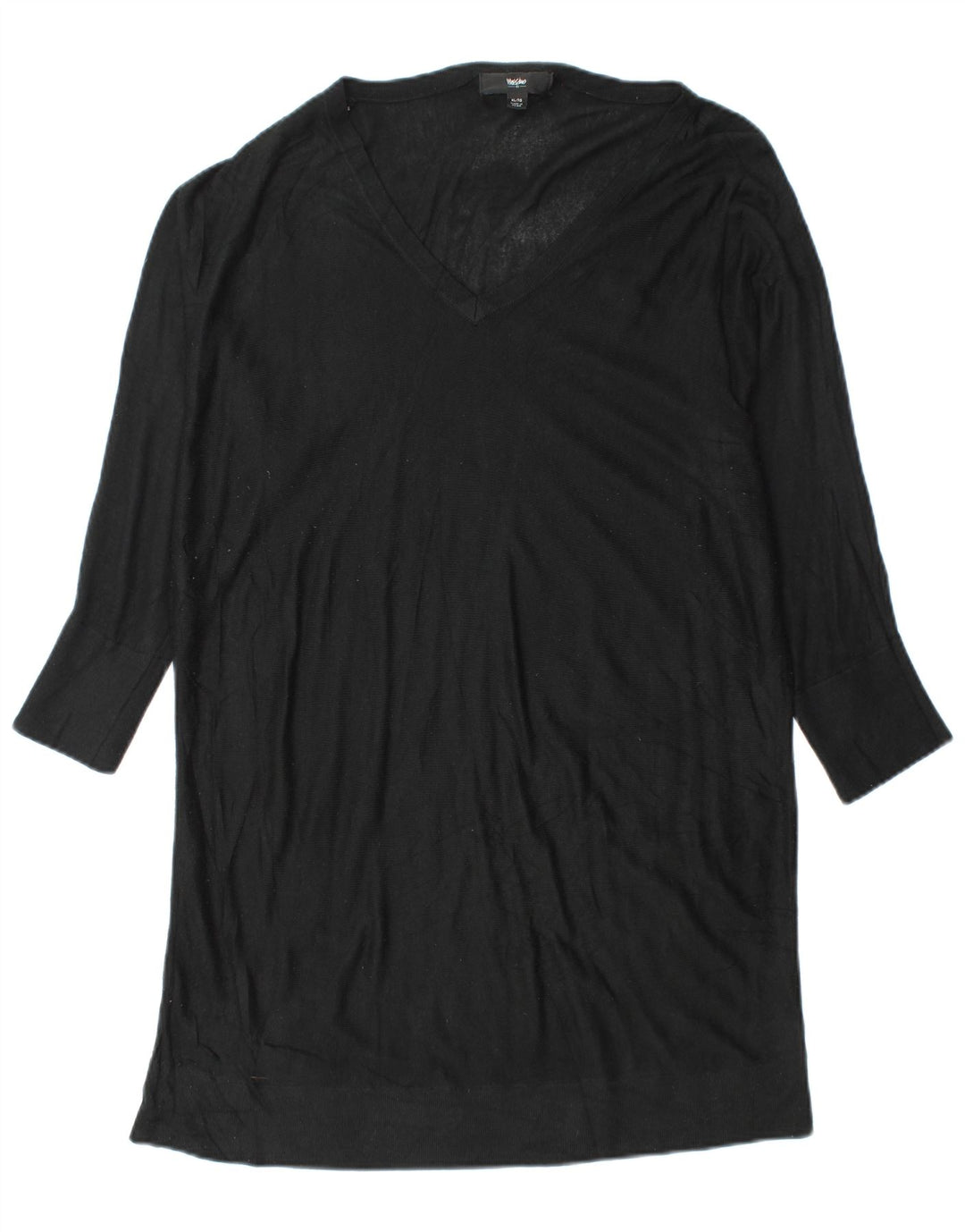 MOSSIMO Damen Langarm-Pulloverkleid mit Fledermausärmeln, UK 18, XL, Schwarz, Acryl