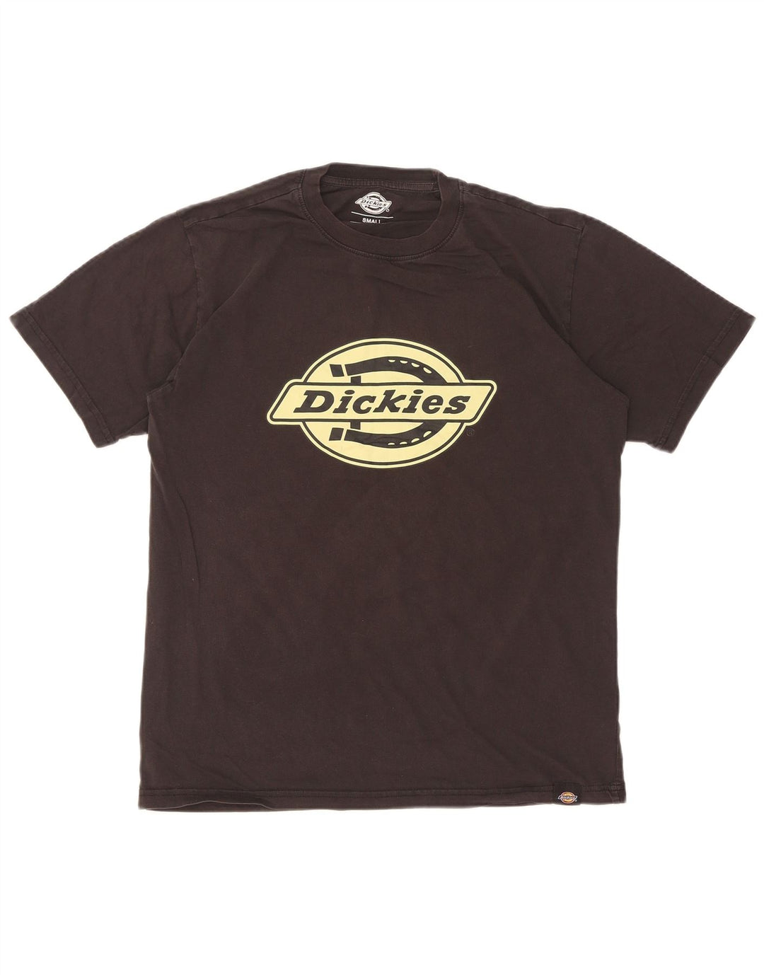 Dickies Herren-T-Shirt mit Grafik, Größe S, schwarze Baumwolle