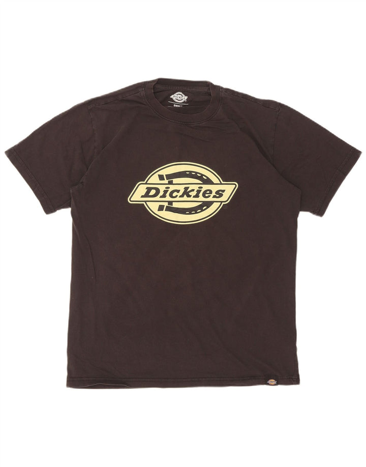 Dickies Herren-T-Shirt mit Grafik, Größe S, schwarze Baumwolle