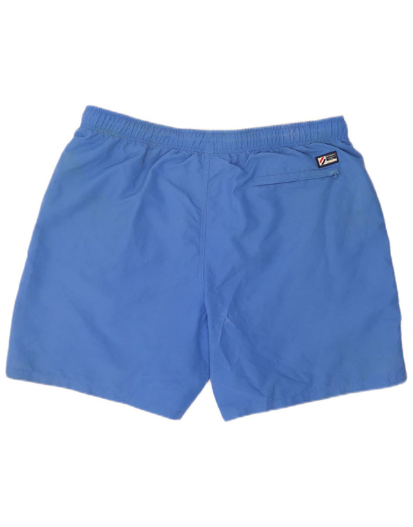 Superdry Herren-Badeshorts mit Grafik, 2XL, Blau, Polyester