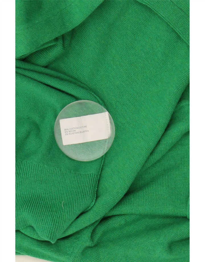 Gap Rollkragenpullover für Damen, Gr. 40, Größe L, Grün, Baumwolle