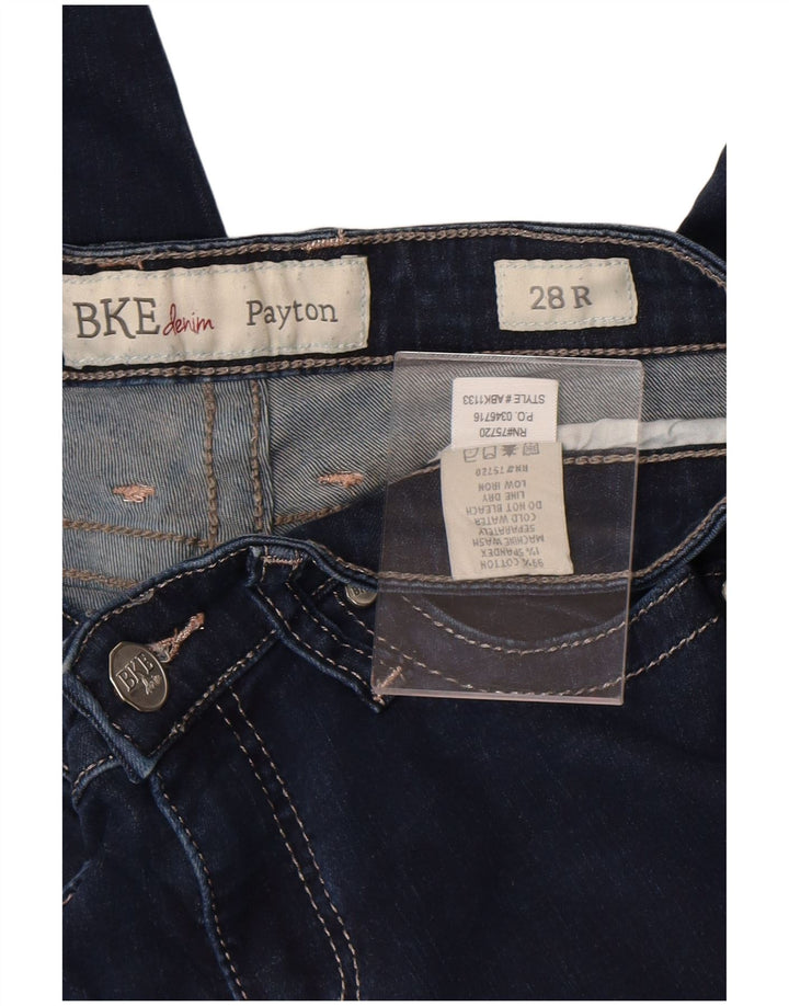 BKE Damen Payton Bootcut-Jeans mit normaler Passform, W28 L31, marineblaue Baumwolle