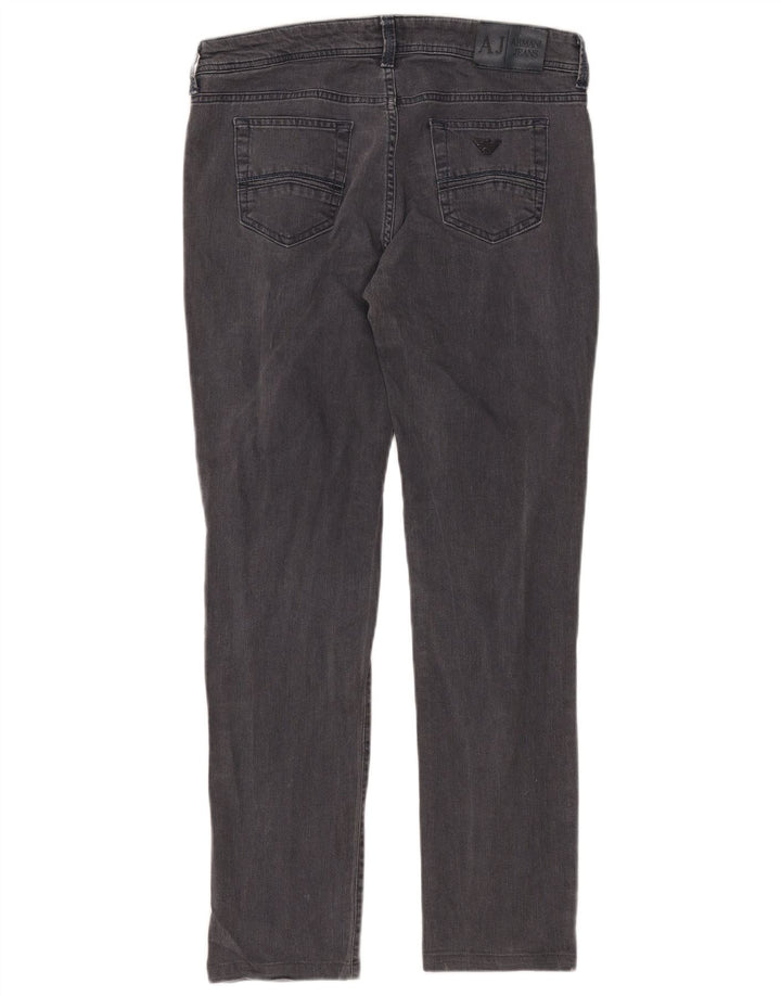 ARMANI Damen Slim Jeans W30 L29 Grau