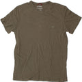 CARRERA Womens Authentic T-Shirt Top UK 14 Medium Khaki Cotton | Vintage Carrera | Thrift | Second-Hand Carrera | Used Clothing | Messina Hembry 
